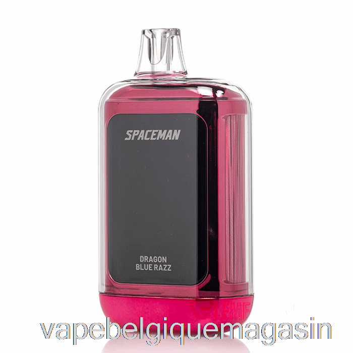 Vape Shop Bruxelles Spaceman Courbe 18k Jetable Dragon Bleu Razz